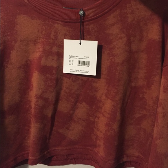 Missguided Tie Dye Flair Crop Top - Picture 6 of 6